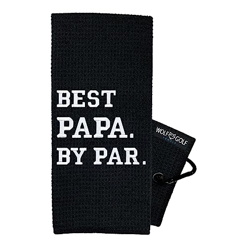 Best Papa By Par - Black