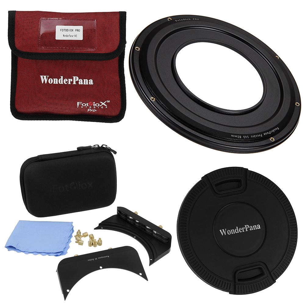 Fotodiox WonderPana 145 Step Up Ring - Anodized Black Metal Adapter for 77mm/82mm/95mm Lens to 145mm Round Filters - Perfect for Landscape, Long Exposure & Professional Photography