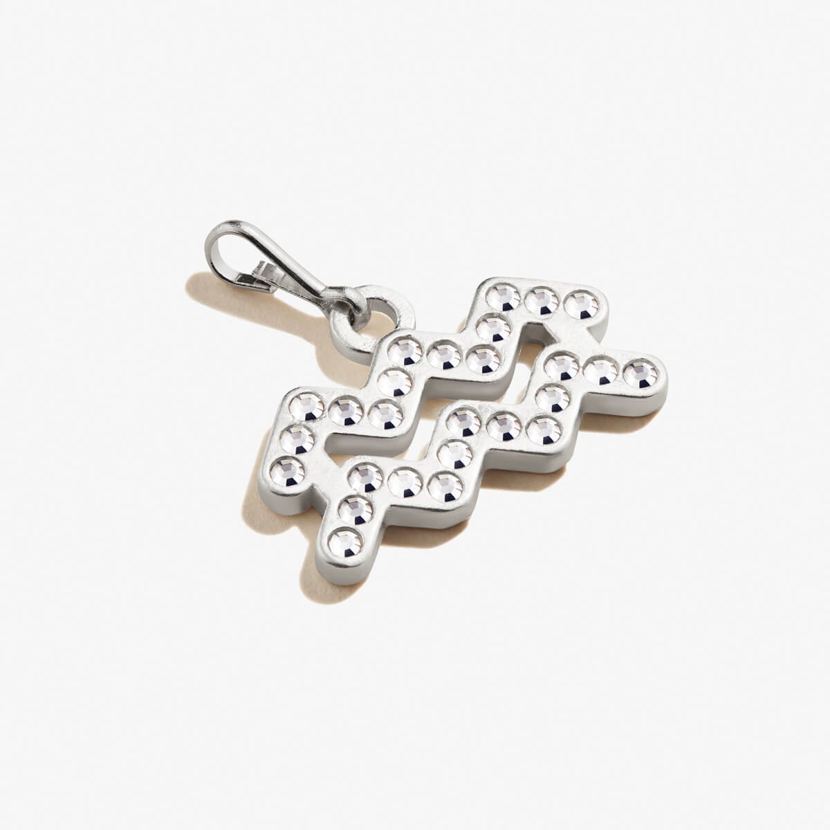 Aquarius Zodiac Pendant Necklace with Pavé Crystals - Perfect for Birthdays, Gifts & Spiritual Jewelry Collection