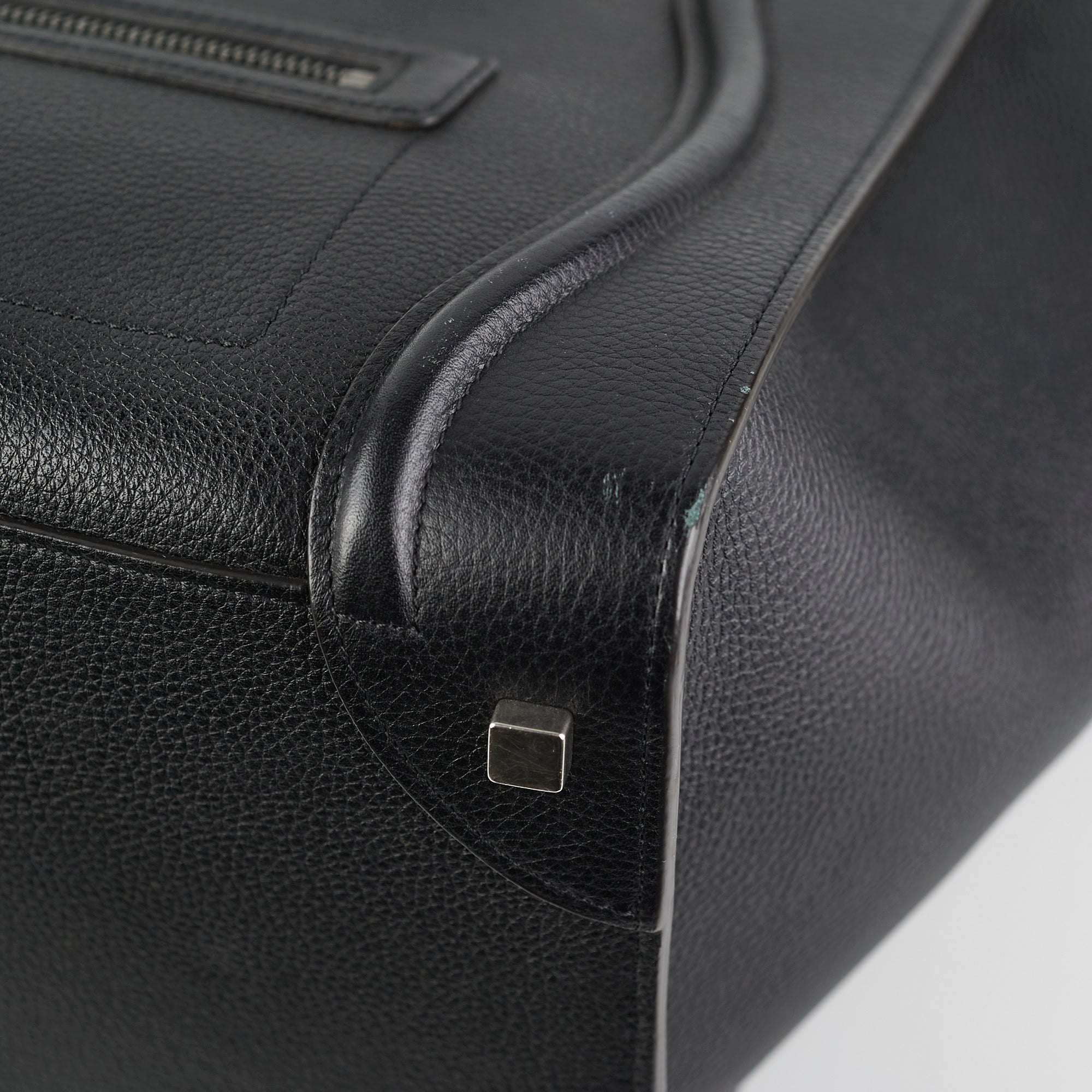 Celine Mini Luggage Bag in Black Calfskin Leather - Stylish Crossbody Purse for Women, Perfect for Work, Travel & Everyday Use