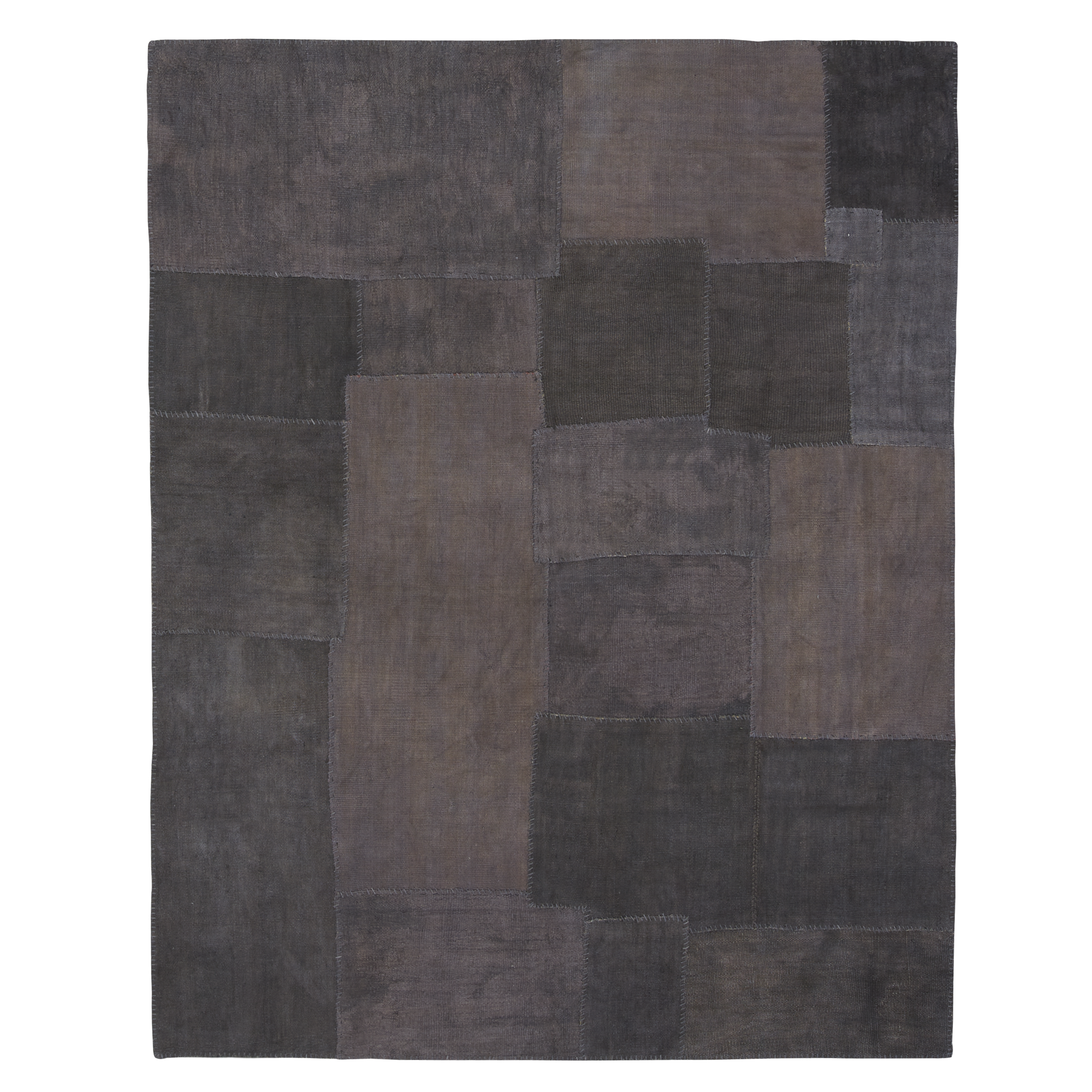 Handmade Patchwork Kilim Rug - Vintage Bohemian Style Area Rug for Living Room, Bedroom & Home Decor - 119704067000