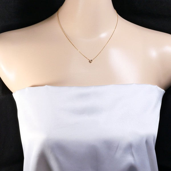 18K Pink Gold Diamond Necklace for Women - Elegant Pendant Jewelry Gift for Anniversary, Valentine's Day & Special Occasions