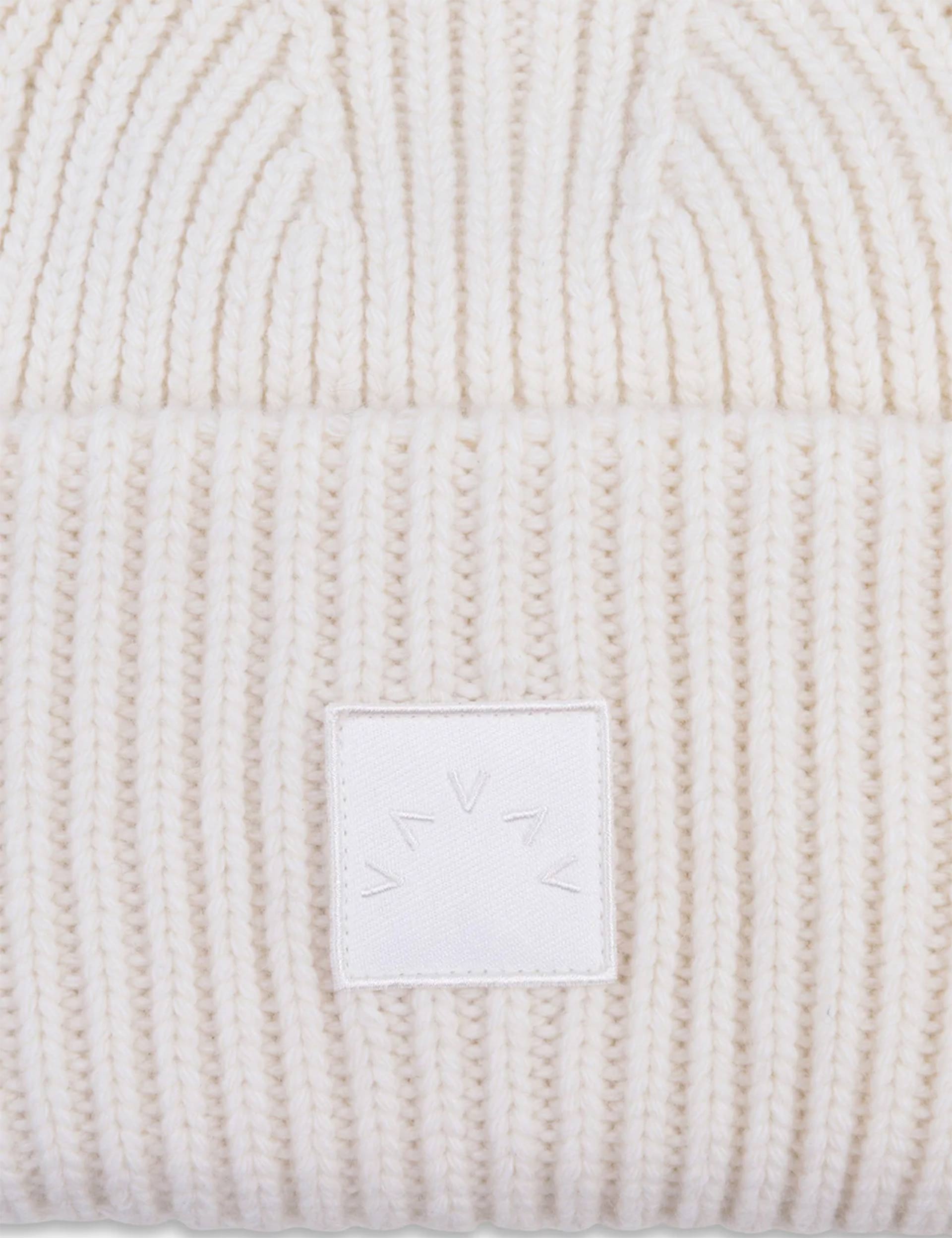 Cresta Rib Beanie for Women & Men - Soft Winter Knit Hat in Egret - Perfect for Cold Weather, Outdoor Activities & Casual Style