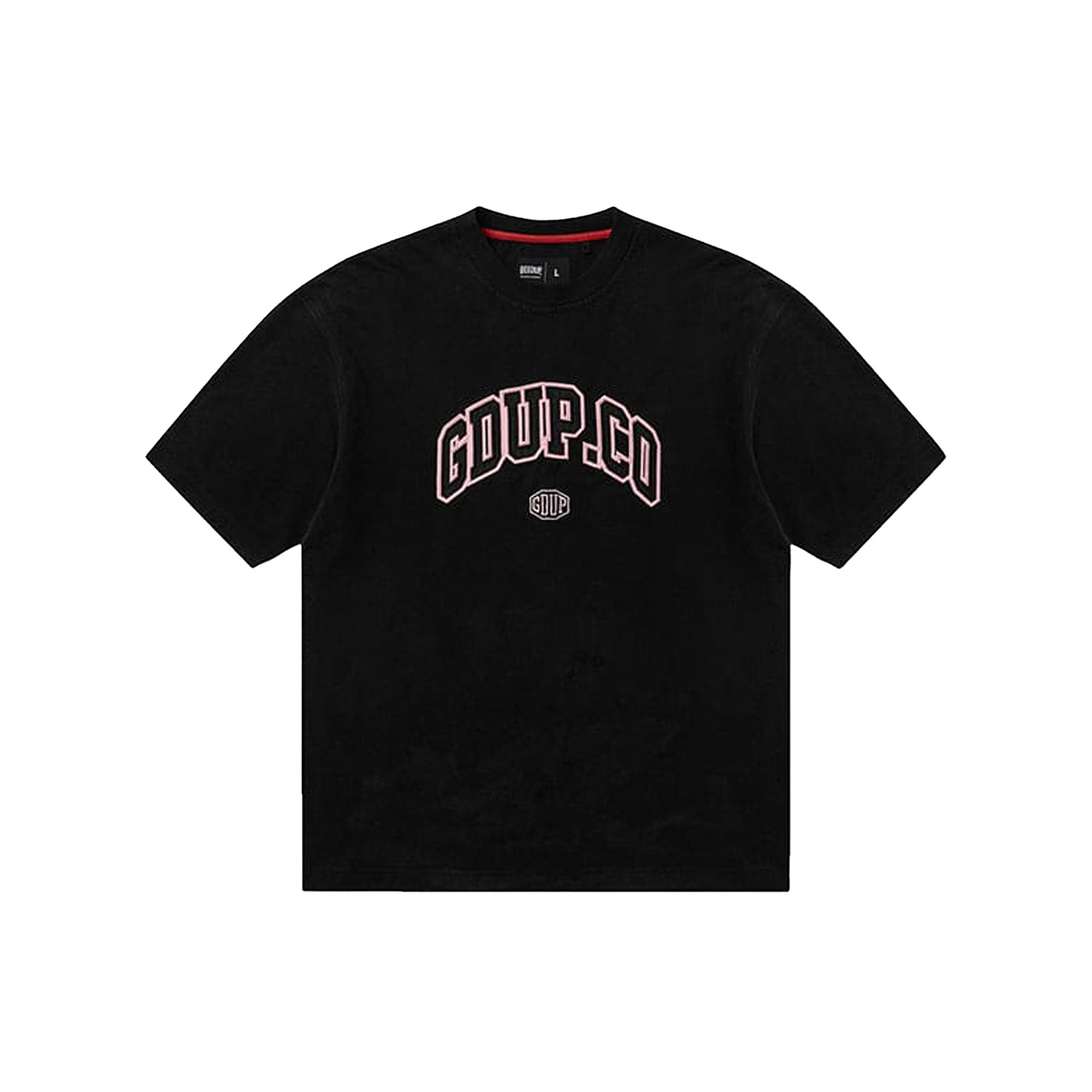 Geedup GDUP Co. Charcoal & Pink Graphic T-Shirt for Men & Women | Trendy Streetwear Fashion (2024) | Perfect for Casual Wear, Gym, and Outings