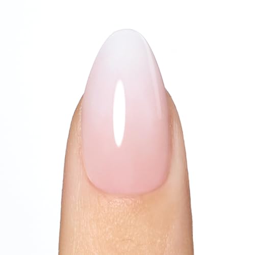 2-Short Almond Ombre Nails