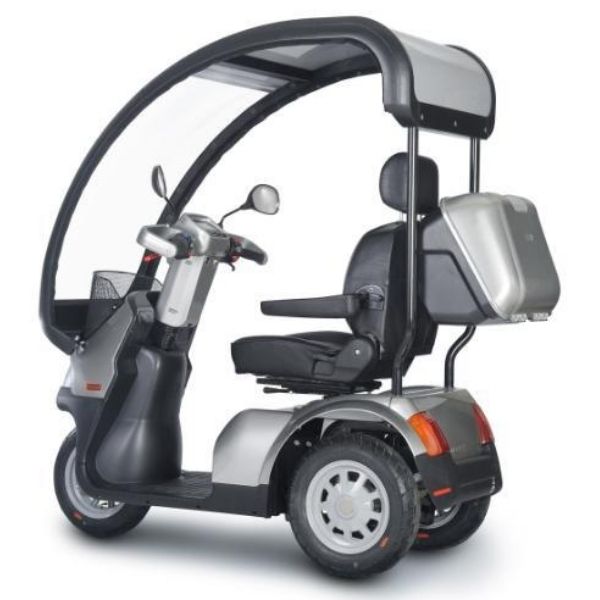 AFIKIM Afiscooter S3 3-Wheel Mobility Scooter for Adults - Lightweight Electric Scooter for Seniors & Disabled - Indoor/Outdoor Use for Shopping, Parks & Travel