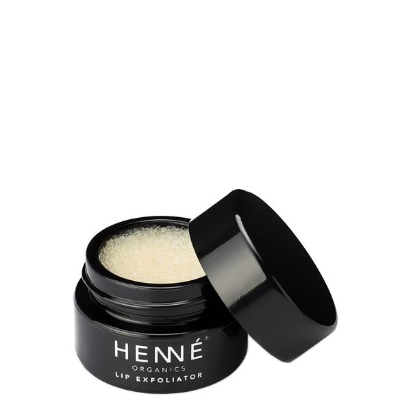 Henne Organics Lip Scrub - Natural Exfoliator for Soft, Smooth Lips - Vegan & Cruelty-Free - Perfect for Dry, Chapped Lips Care - Use Before Lipstick or Bedtime