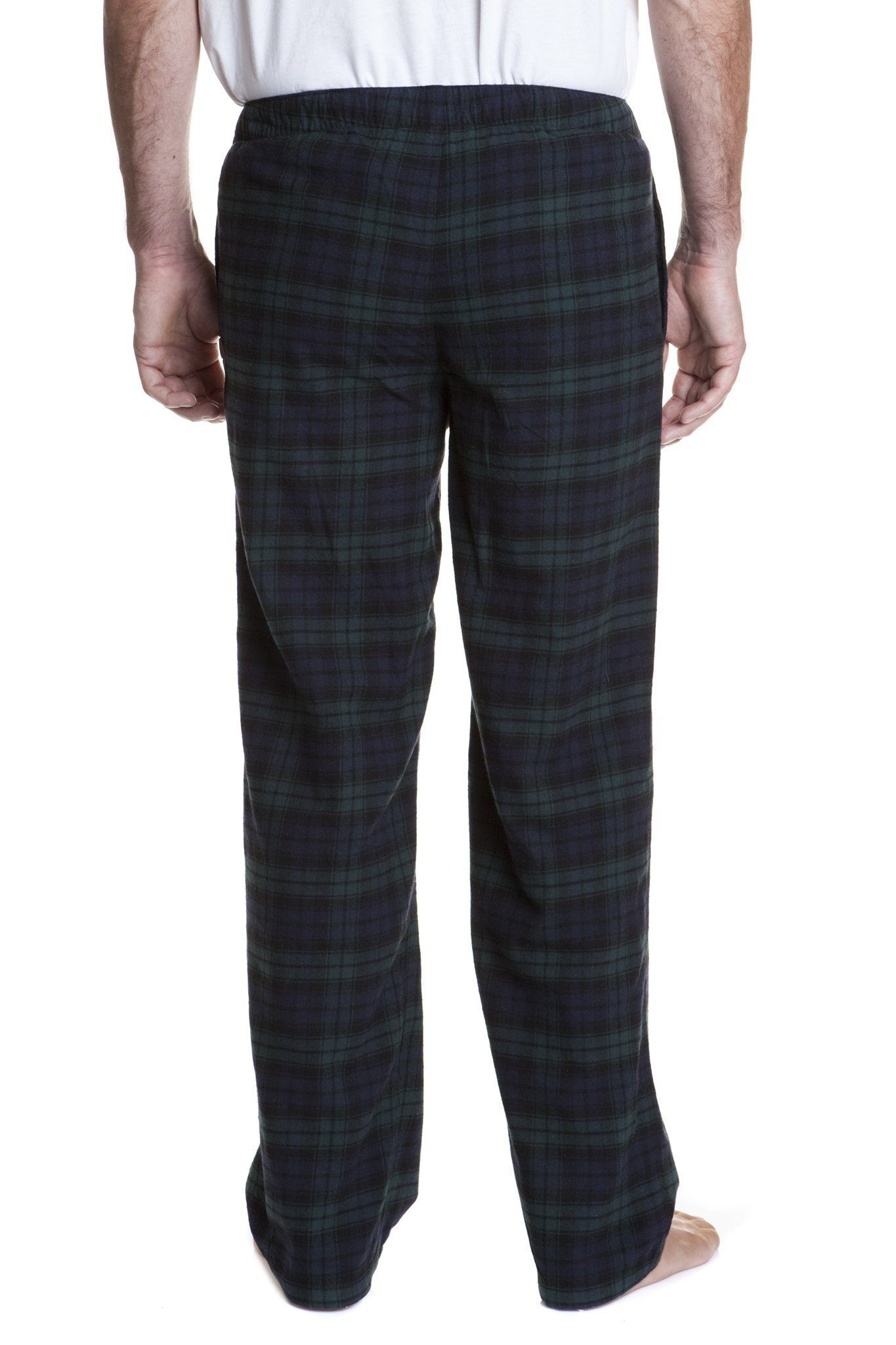Cozy Flannel Sleep Pants for Women - Blackwatch Plaid Winter Lounge Pajama Bottoms for Comfortable Sleep & Relaxation at Home