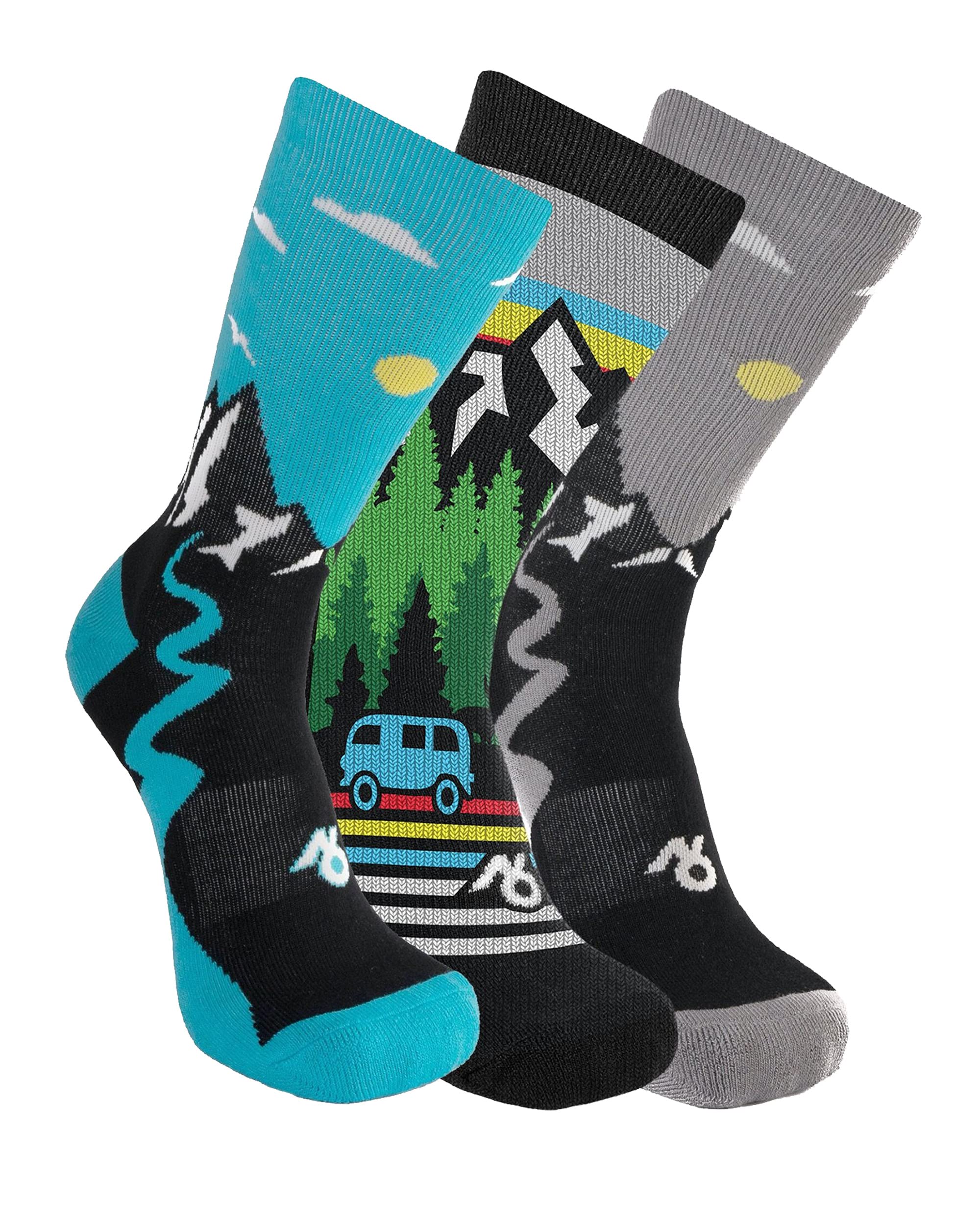 Rule No.6 Bamboo Socks for Women & Men - Soft Breathable Crew Socks with Arch Support - Comfortable Compression Socks for Work, Travel & Everyday Wear