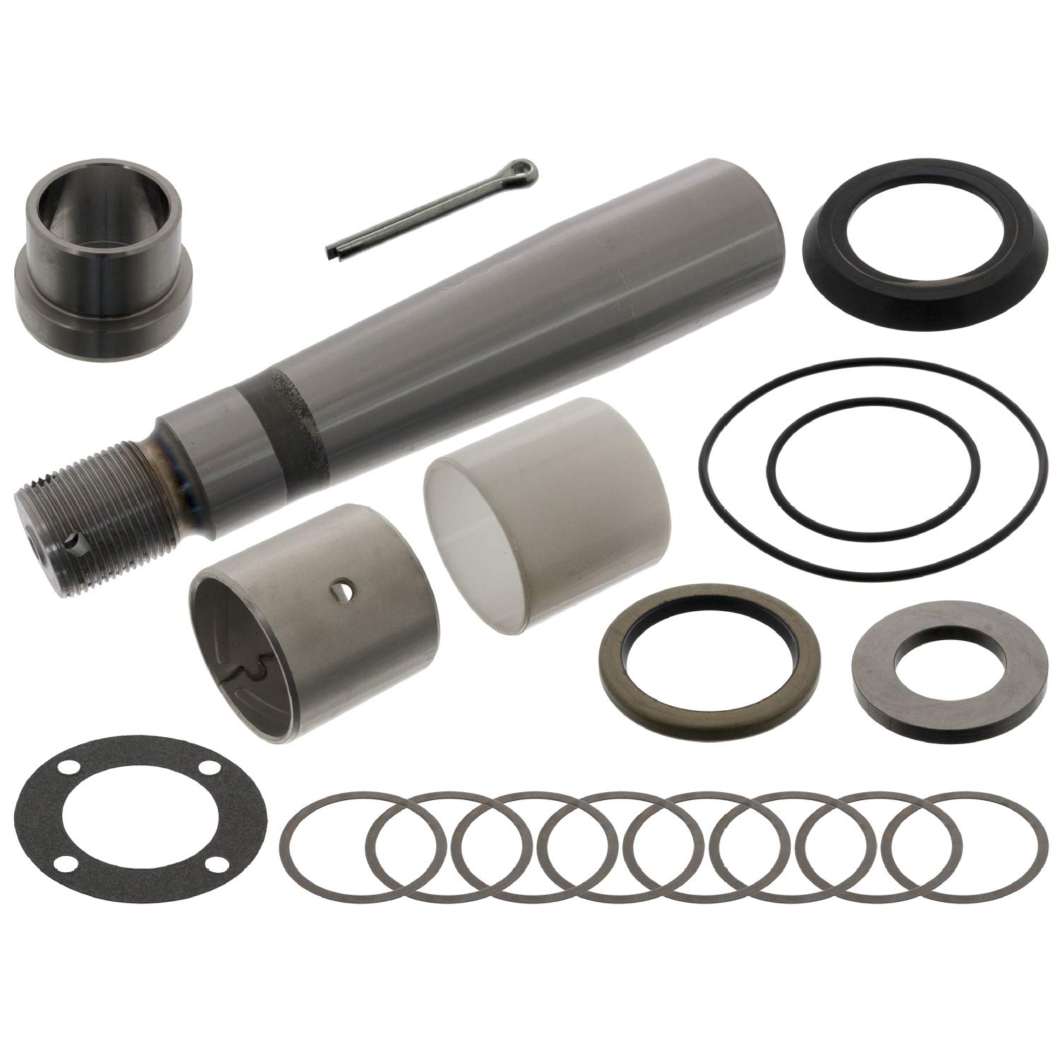 Febi Bilstein 03407 King Pin Set Without Thrust Bearing - Single Set (Pack of 1) | Heavy-Duty Suspension Replacement for Trucks & Trailers | Ideal for Off-Roading, Towing & Commercial Vehicle Maintenance