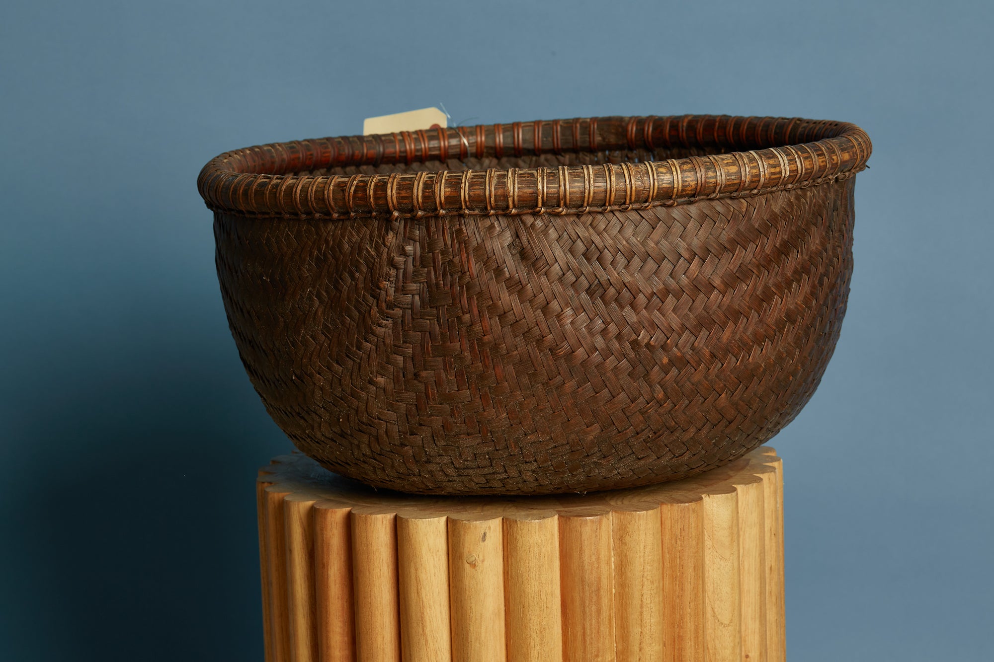 Lombok Storage Basket - Woven Rattan Organizer for Home Decor, Bathroom & Bedroom Organization - Perfect for Laundry, Toys, and Blankets Storage