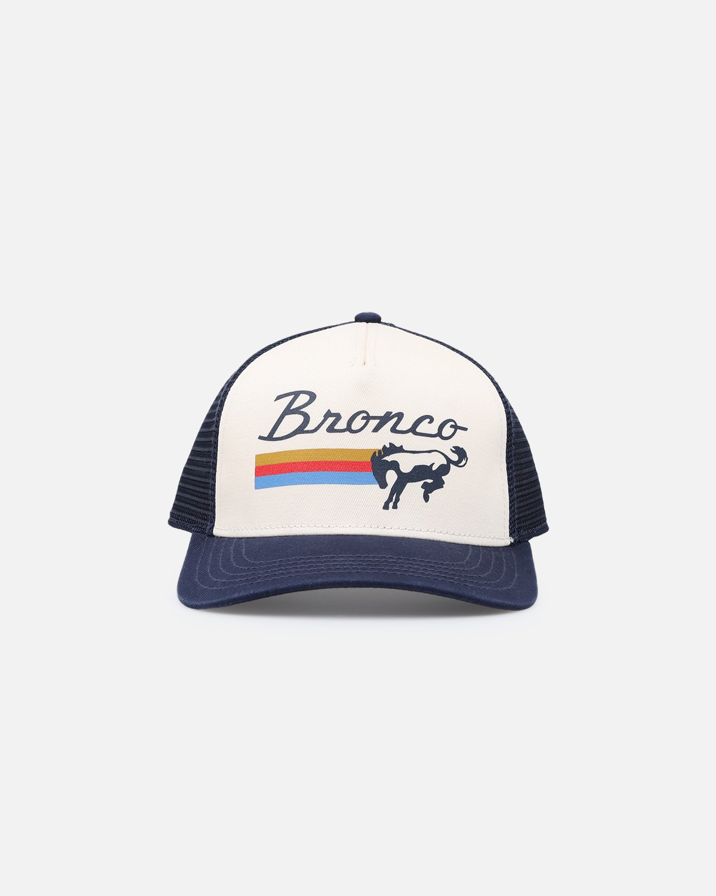 American Needle Sinclair Trucker Snapback Hat - Navy/Ivory Adjustable Baseball Cap for Men & Women - Perfect for Casual Wear, Sports & Outdoor Activities
