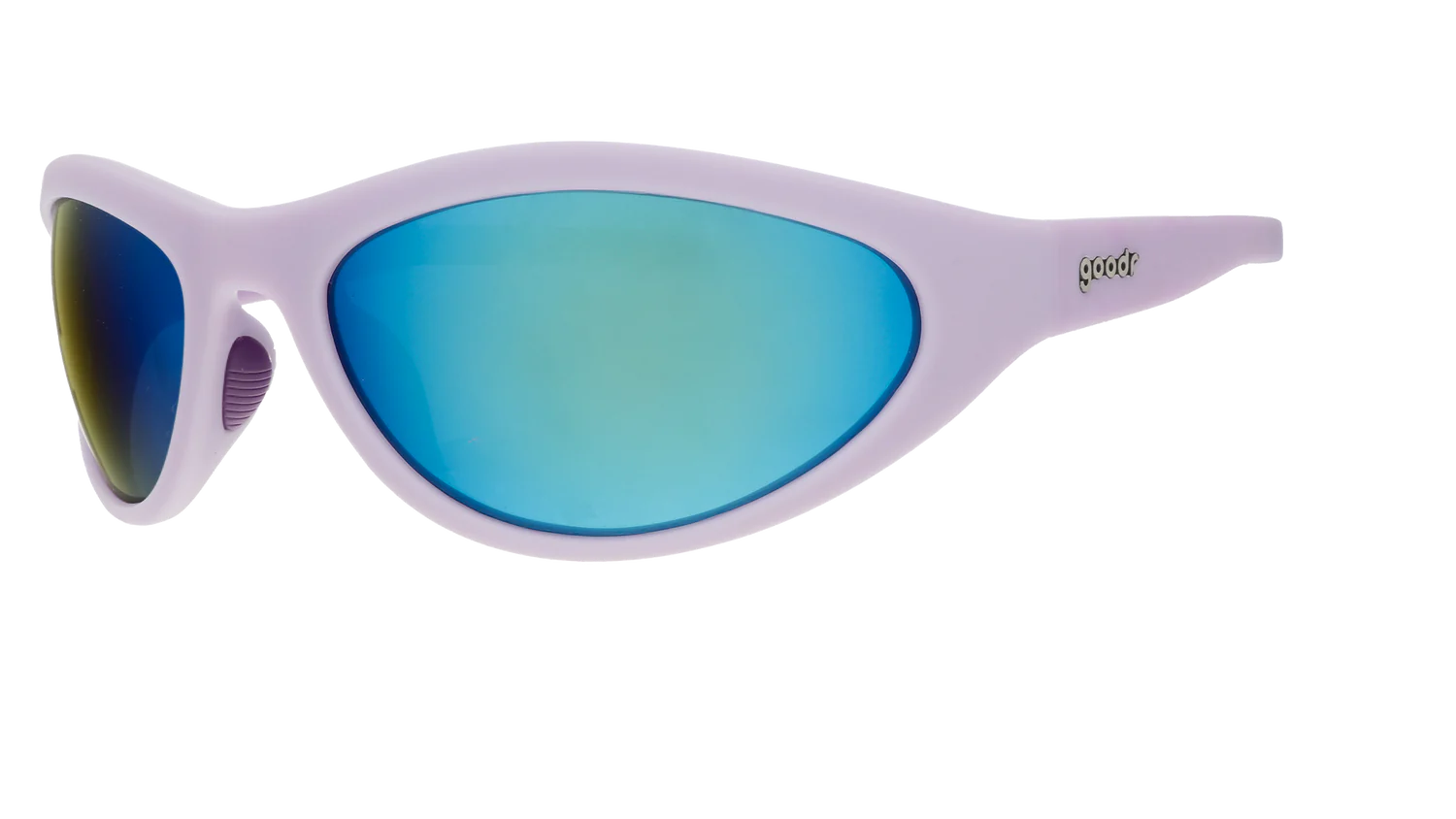 Goodr In My Periwinkle Prime Sunglasses - Polarized UV Protection Running Cycling Driving Shades for Men & Women - Lightweight Comfortable Sporty Eyewear for Outdoor Activities