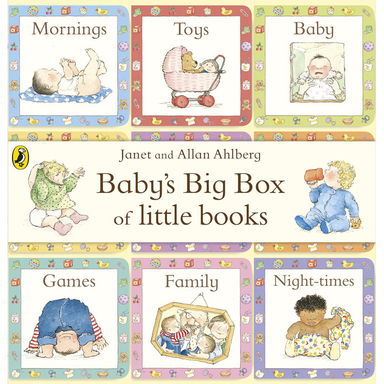 Baby's Big Box of Little Books - Educational Board Books for Toddlers & Infants - Perfect for Early Learning, Bedtime Stories & Playtime