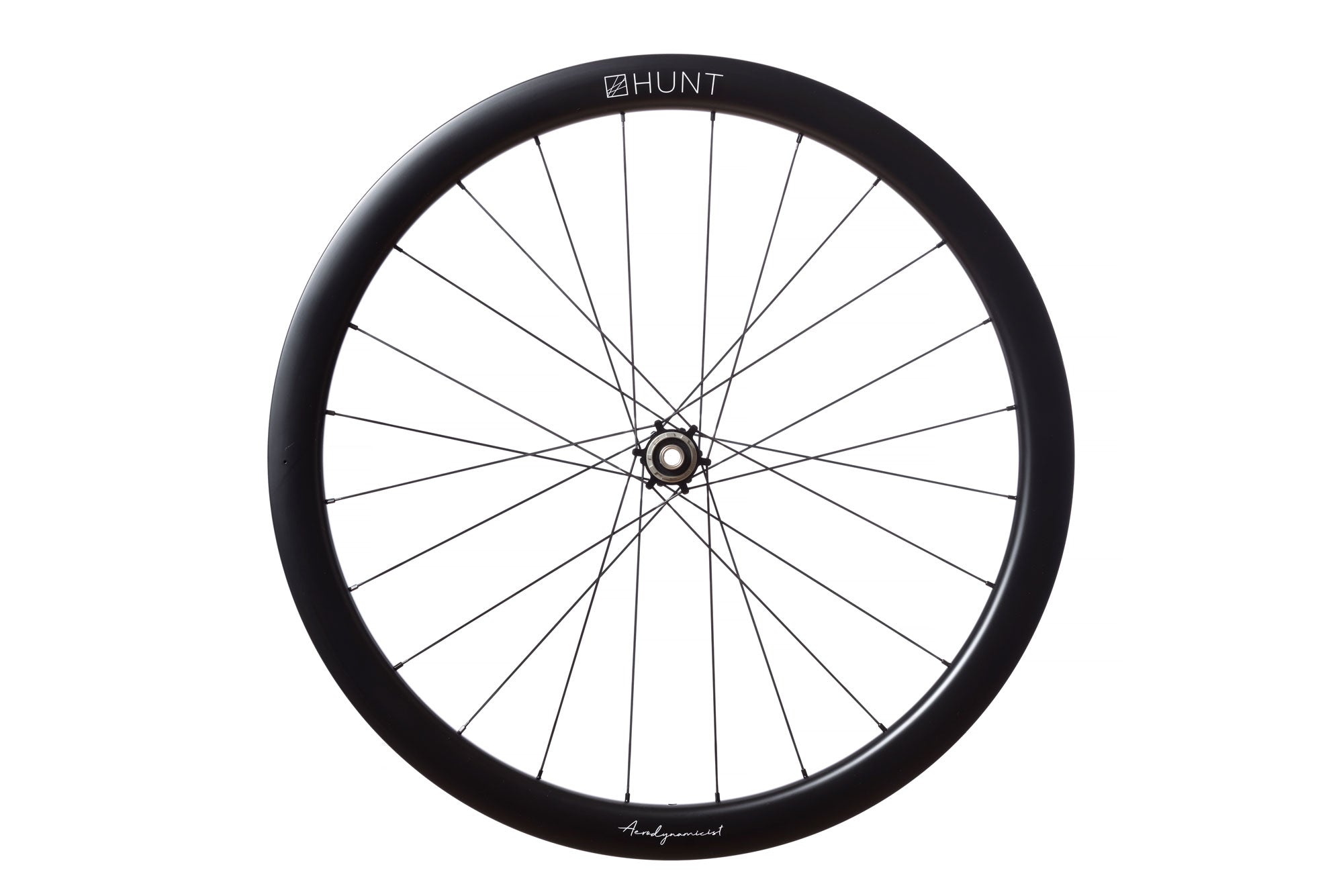 HUNT 44 Carbon Fiber Disc Brake Wheelset - Lightweight & Aerodynamic Road Bike Wheels for Racing & Performance Cycling
