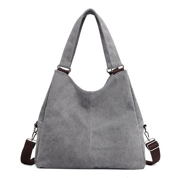 Stylish Canvas Shoulder Tote Bag for Women - Fashionable Messenger Handbag - Perfect for Work, Travel & Everyday Use