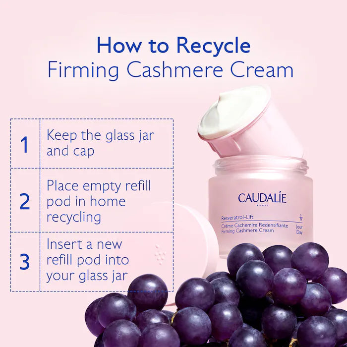 Resveratrol Lift Firming Moisturizing Cream - Retinol Alternative for Anti-Aging & Skin Tightening | Caudalie Cashmere Texture | Perfect for Night Routine & Mature Skin Care