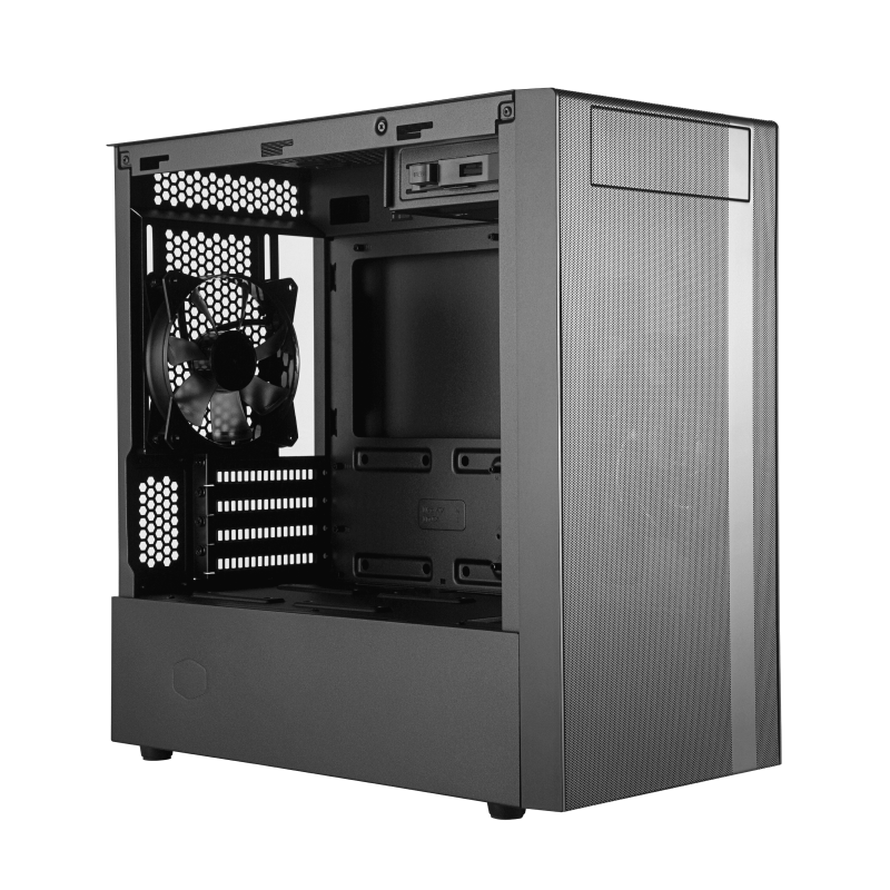 Cooler Master MCB-NR400-KGNN-S00 MasterBox NR400 mATX Mid-Tower PC Case with Tempered Glass Side Panel - Ideal for Gaming, Workstation & Home Office Builds