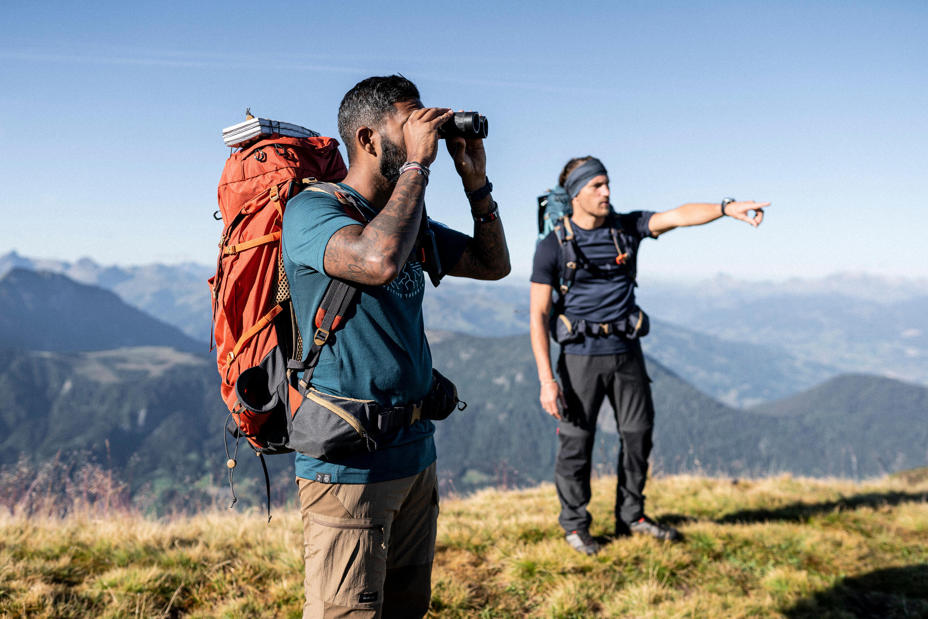Simond MT500 Air 60+10L Men's Hiking Backpack - Lightweight Water-Resistant Outdoor Backpack for Camping, Trekking & Travel Adventures