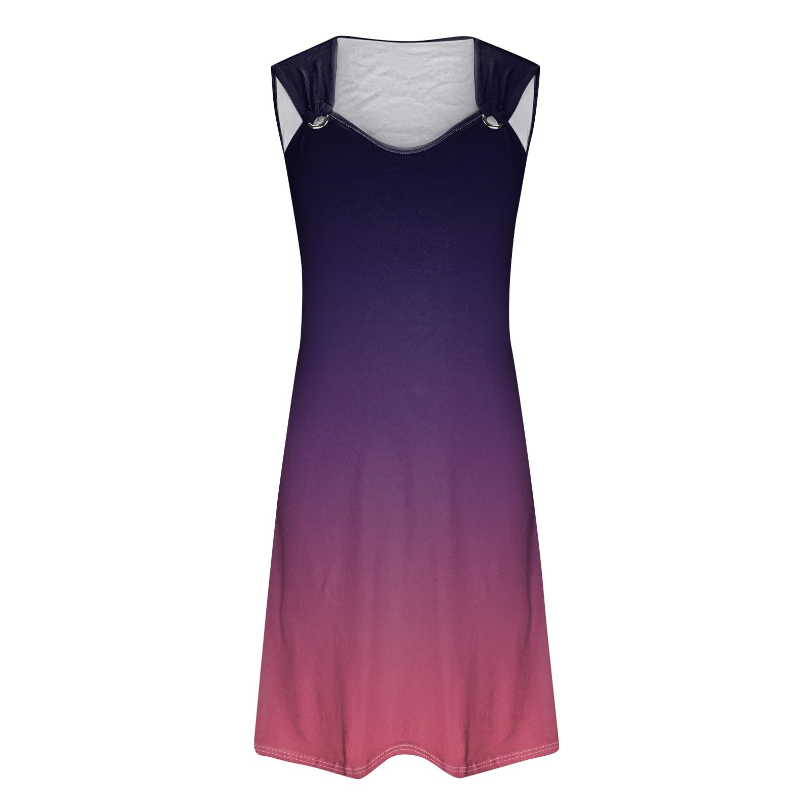 2024 Women's Summer Dresses - Casual Ruched Sleeveless Strap Dress for Daily Wear & Date Nights (Sizes S to 3XL) | Perfect for Beach Outings, Brunch Dates & Summer Vacations