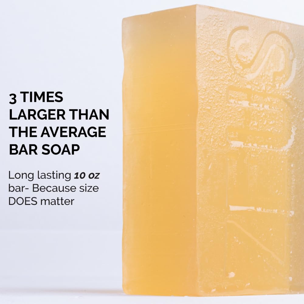 ZEUS Natural Hydrating & Balancing Bar Soap for Face & Body - USA Made with Verbena Lime | Gentle Cleansing for Dry, Sensitive Skin | Perfect for Daily Shower & Travel
