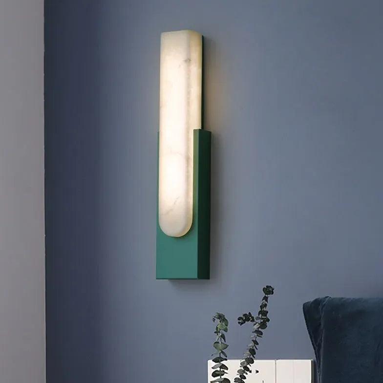 Modern Black Rectangular Wall Light for Living Room - Sleek Contemporary Lighting Fixture for Home Decor, Bedroom, Hallway, and Office