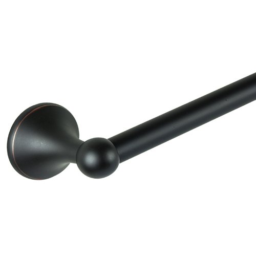 Burton Harbor Modern 24-Inch Towel Bar Holder - Oil Rubbed Bronze Bathroom Hardware Accessory | Perfect for Bathrooms, Powder Rooms & Spa-Style Decor