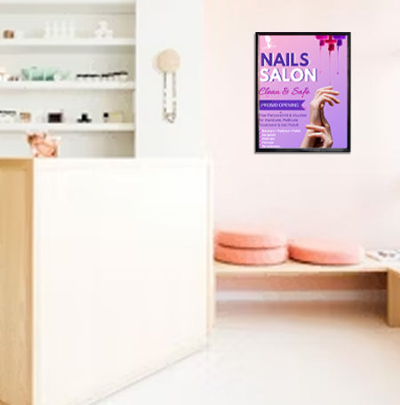 20x20 Beveled Poster Frame - Top Load or Side Load Sign Holder for Art, Photos & Documents - Perfect for Home, Office & Gallery Displays