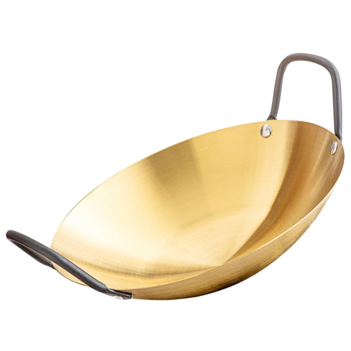 Premium Thickened Stainless Steel Frying Pan - Heavy Duty Wok Skillet with Non-Stick Coating, Double Handle for Safe Cooking - Ideal for Stir-Fry, Sauteing & Stove Top Cooking - Perfect for Home Chefs & Professional Kitchens