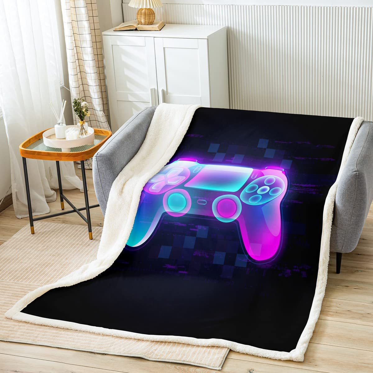 Feelyou Kids Football Fleece Throw Blanket - 30
