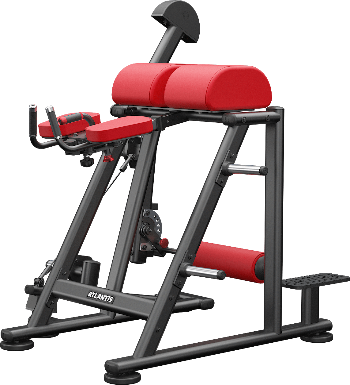 ATLANTIS Reverse Hyper Extension Machine for Home Gym - Strength Training Equipment for Lower Back & Glutes - Perfect for CrossFit, Powerlifting & Rehabilitation Workouts