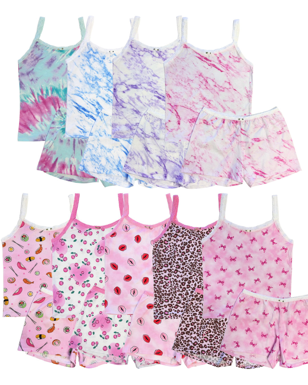 Trendy Juniors Cami & Shorts Set - Comfortable & Stylish Outfit for Teens - Perfect for Summer, Beach, and Casual Wear