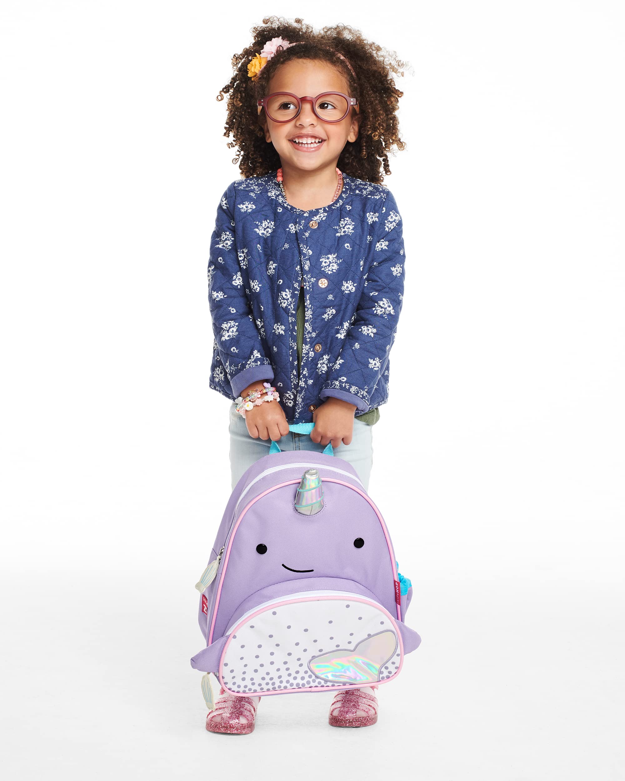 Skip Hop Zoo Little Kid Backpack - Cute Animal-Themed Backpack for Toddlers & Preschoolers - Perfect for School, Daycare, Travel & Outdoor Adventures
