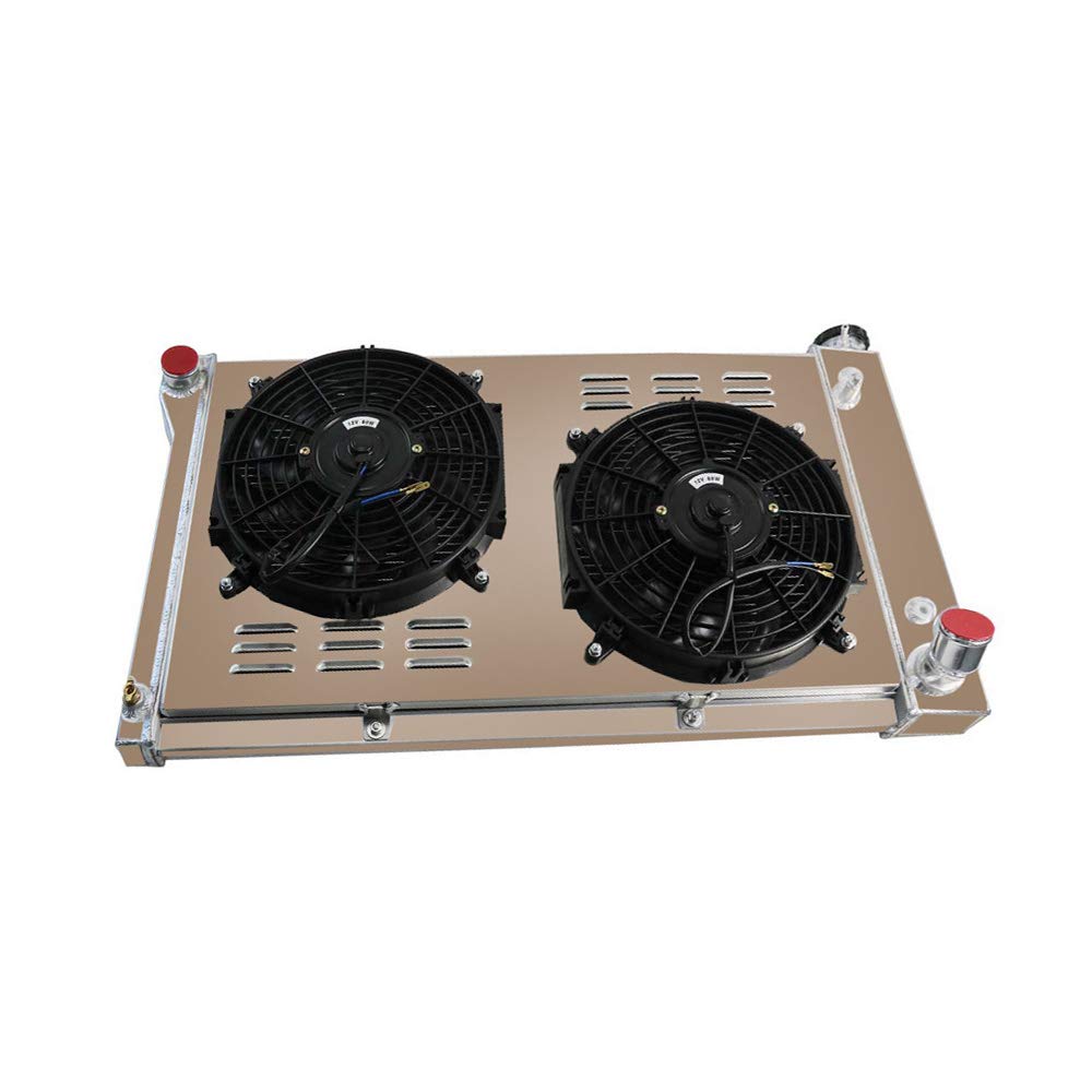 1967-1972 Chevy C/K C10 C20 C30 K10 Pickup Truck 3 Row Aluminum Radiator Fan Shroud - Perfect for Engine Cooling & Restoration Projects