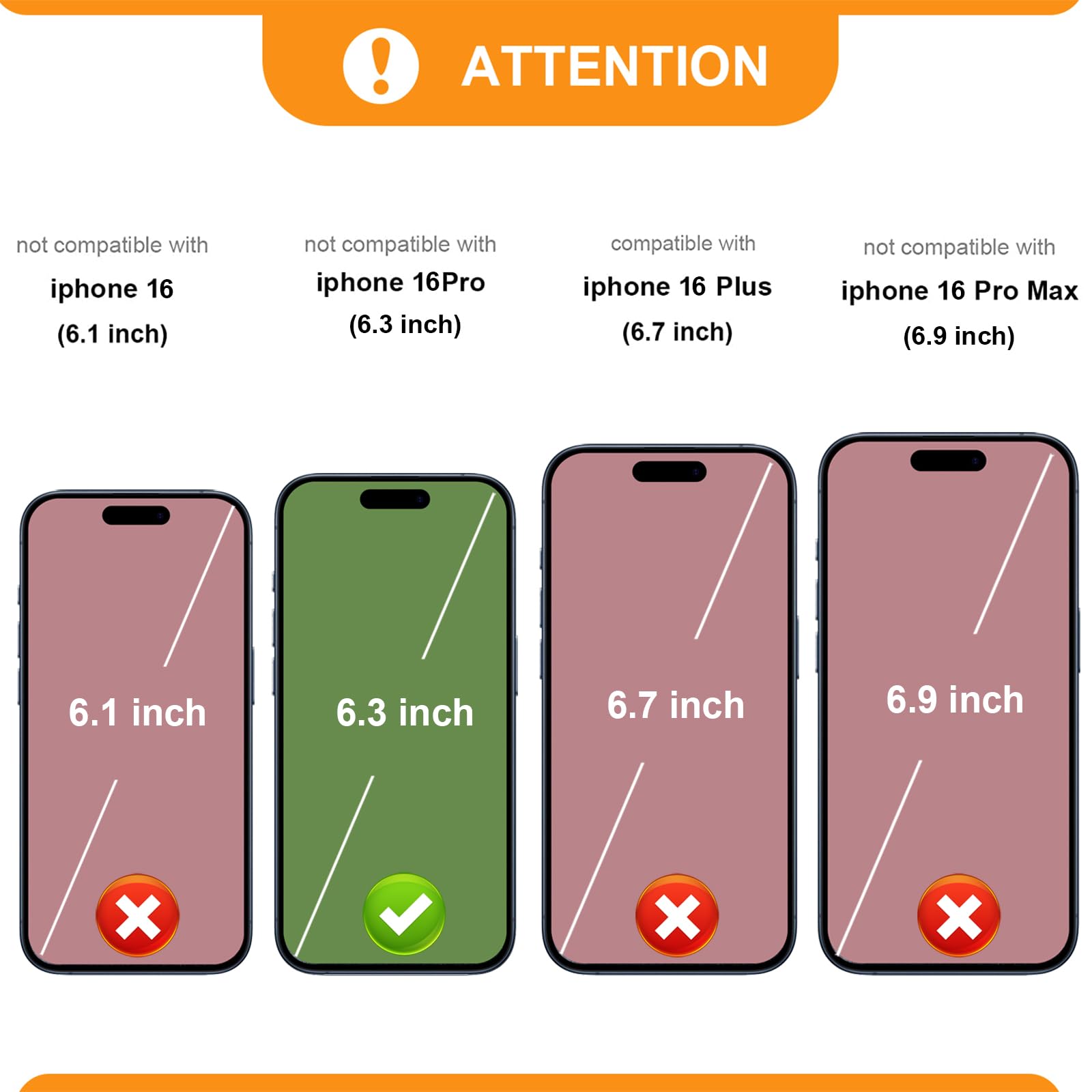 Premium Leather Wallet Case for iPhone 16 Pro (6.3