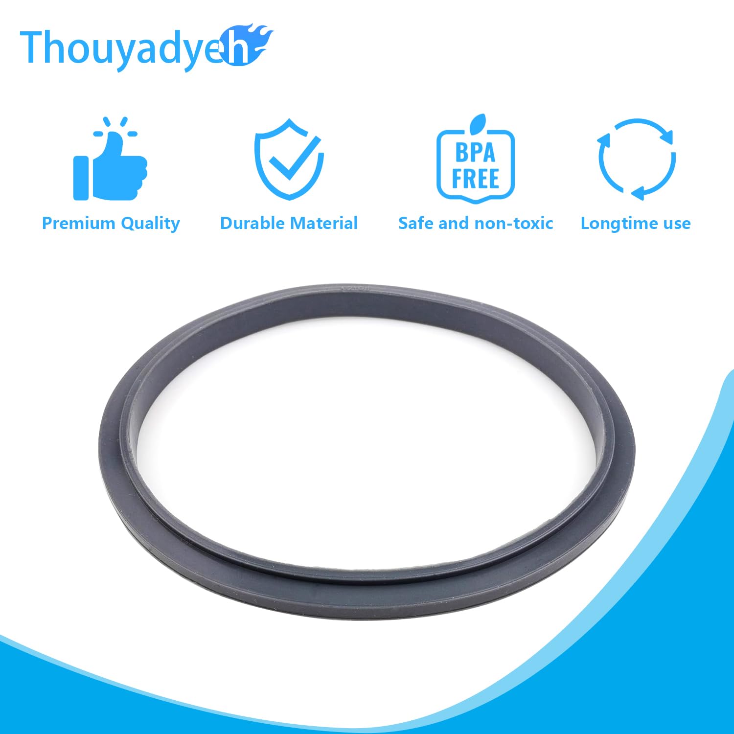 2-Pack NutriBullet Blender Replacement Rubber O-Ring Gaskets for 600W & 900W Series (NB-101B, NB-101S, NB-201) - Perfect for Smoothie Making & Food Blending