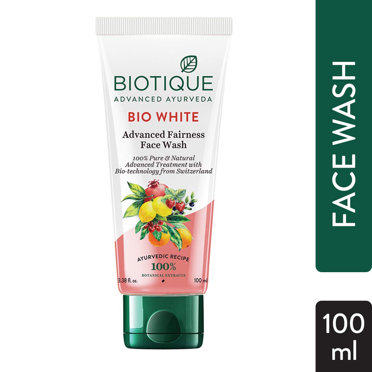 Biotique Bio White Advanced Fairness Face Wash 150ml & Bio Milk Protein Whitening Rejuvenating Face Pack 50g - Natural Skincare for All Skin Types - Brightening & Hydrating Daily Routine for Glowing Skin