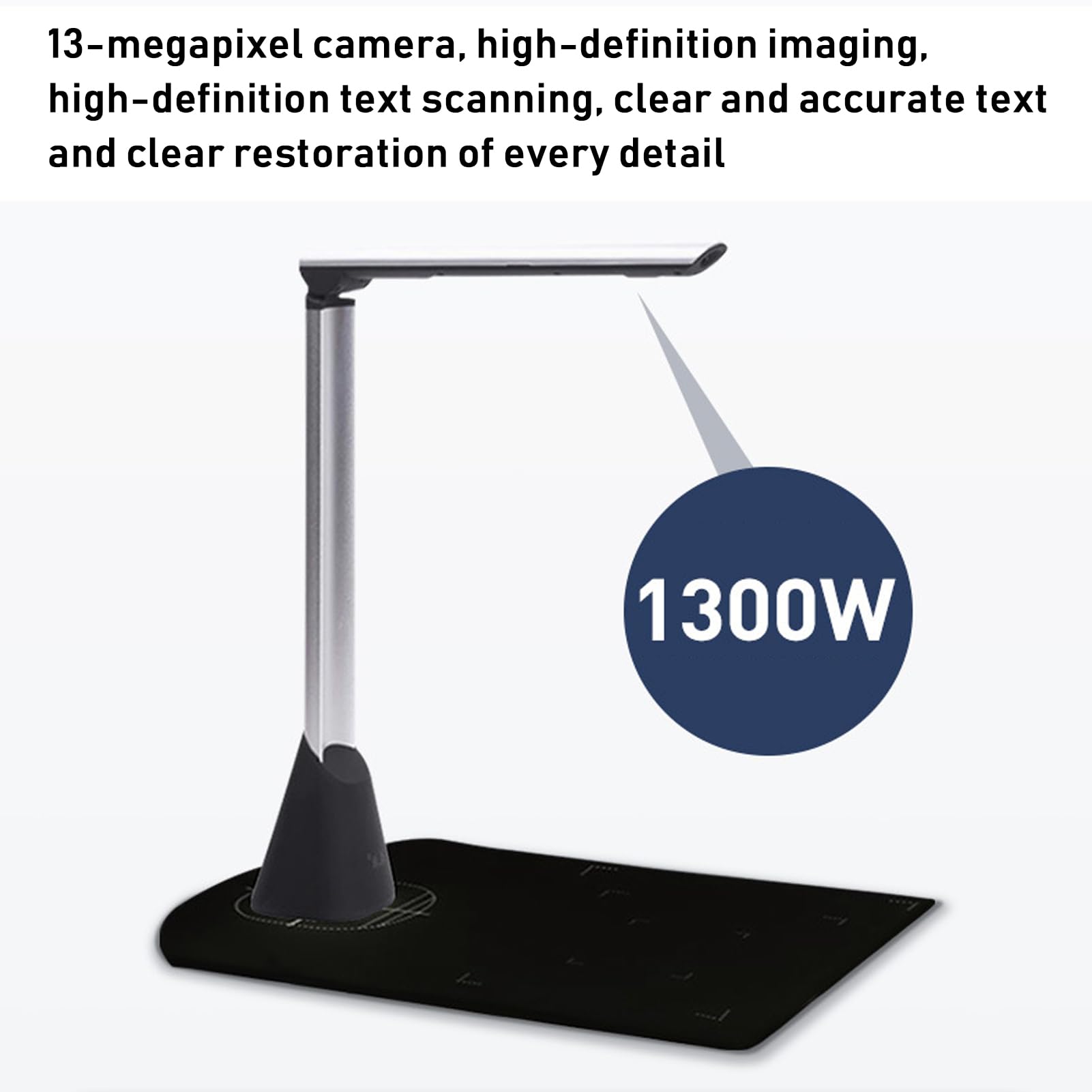 13MP High-Speed A3 Document Scanner with OCR - USB Portable Scanner for Windows & Mac - Perfect for Office, Home & School Document Digitization