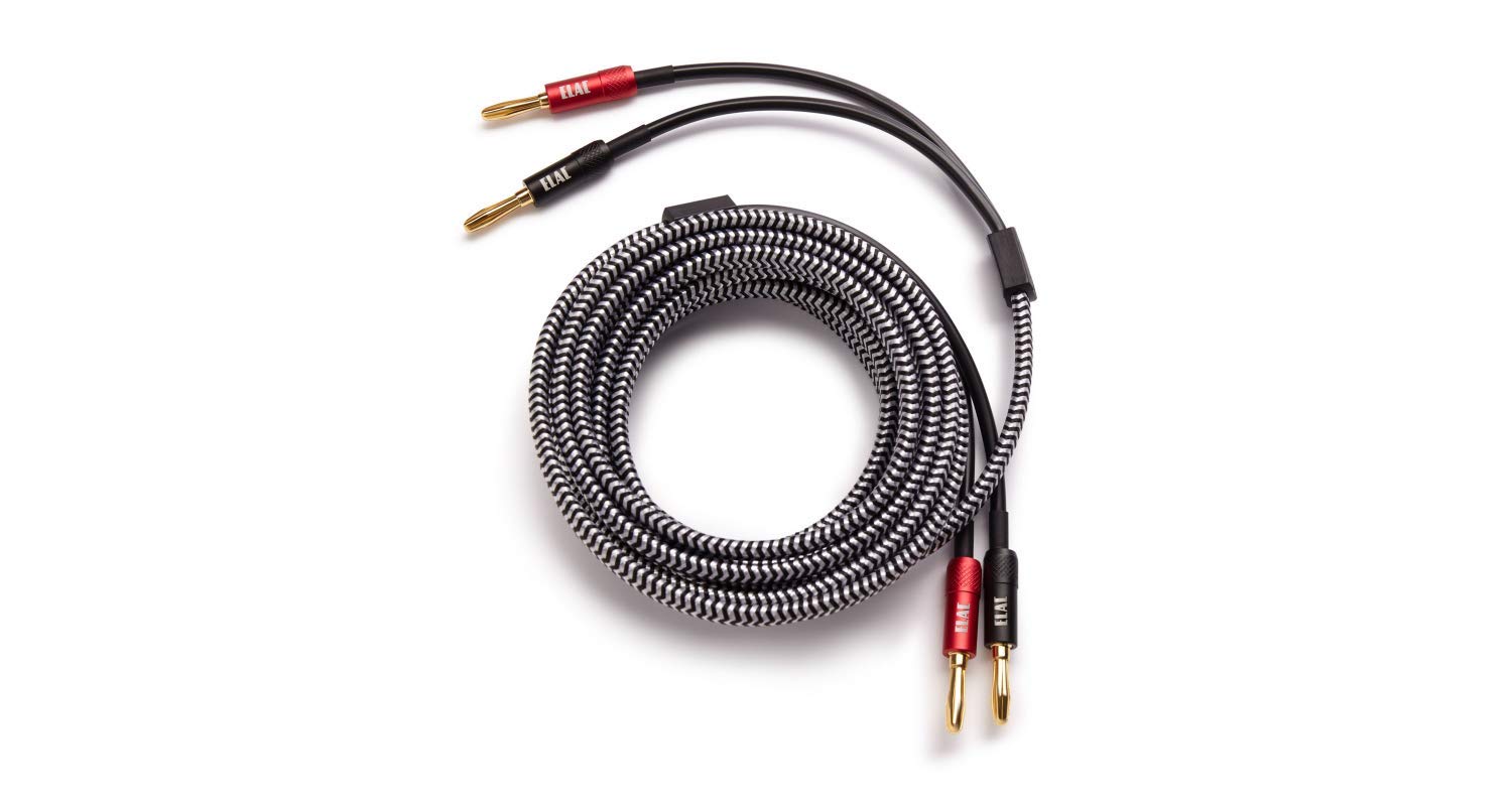 ELAC Sensible Speaker Cables 10 Feet (3m) Pair - High-Quality Audio Cables for Home Theater, Stereo Systems & Hi-Fi Speakers - Perfect for Living Room, Studio & Entertainment Setup