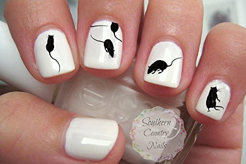 Premium Nail Art Decals for Rats - Cute Rodent Nail Stickers for Small Pets - Perfect for Hamsters, Mice & Gerbils - DIY Pet Grooming & Photo Shoots