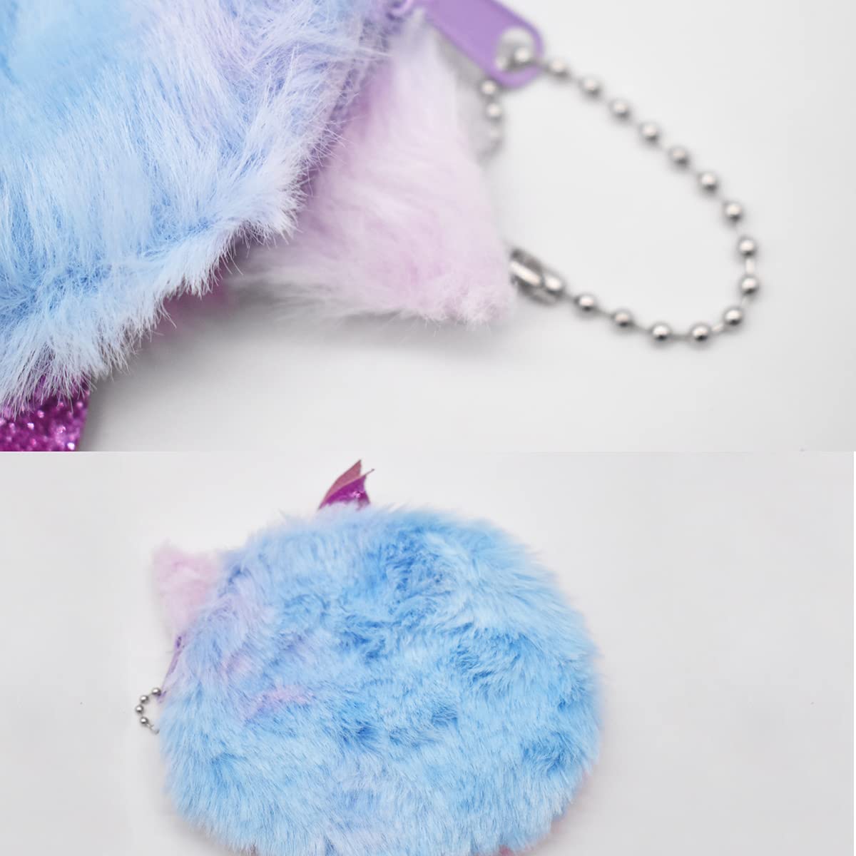 Cute Unicorn Coin Purse Set - 5 Pcs Plush Animal Coin Pouch Wallet for Credit Cards, Keys, Lipstick & Headphones | Perfect Gift for Girls & Women | Ideal for Travel, Shopping & Everyday Use