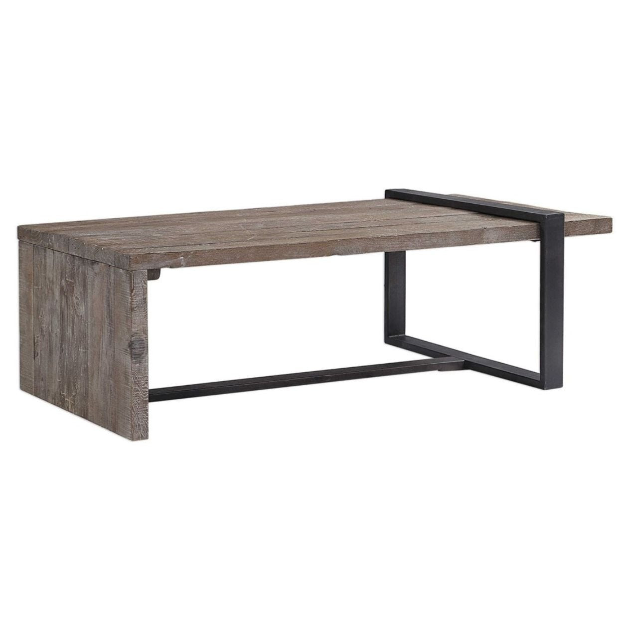 Rustic Farmhouse Industrial Dining Table 52x30 Inches - Perfect for Kitchen, Dining Room & Farmhouse Style Decor