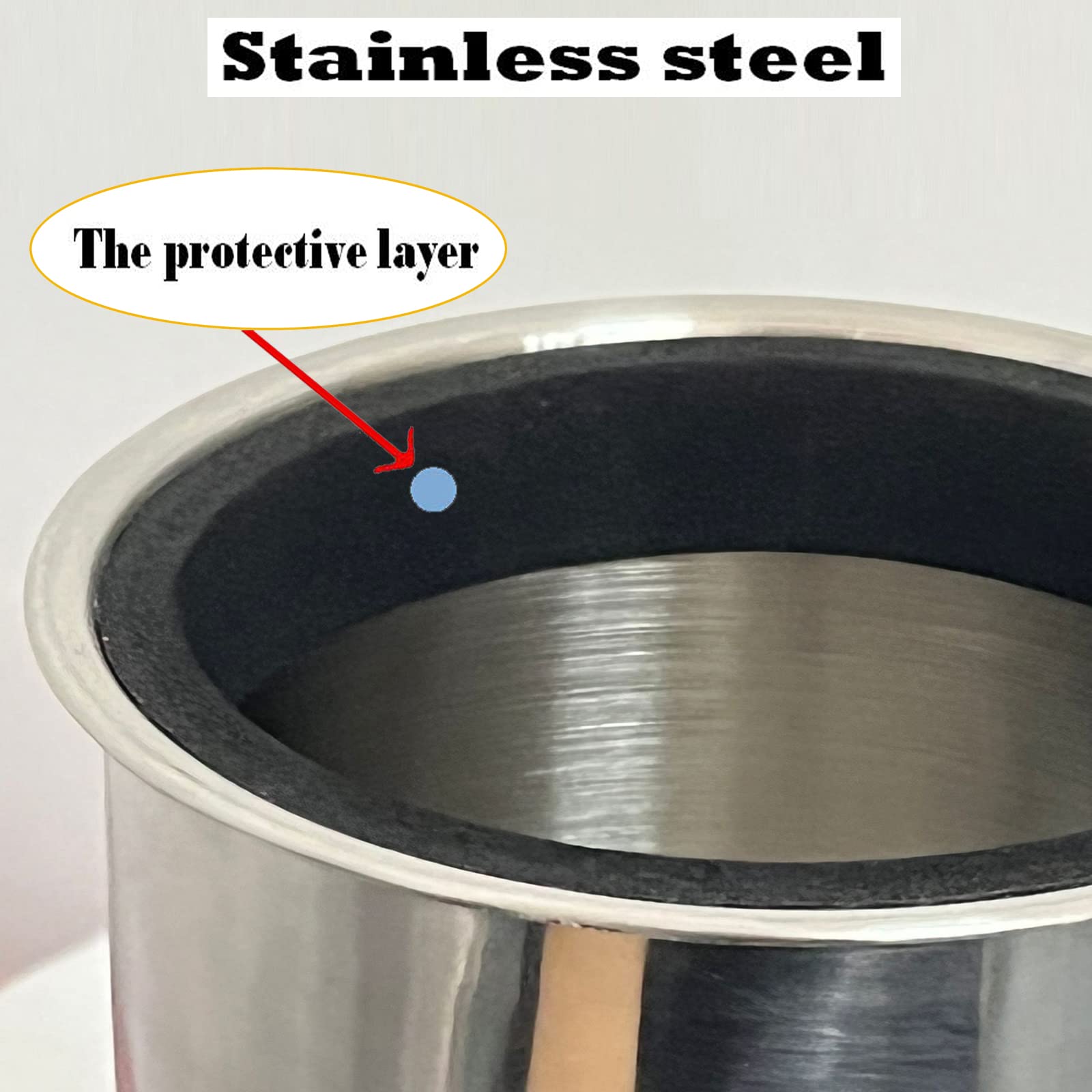 Horizontal Mounting Magnetic Cup Holder - Stainless Steel Beverage Drink Holder with Buffer Protection - Perfect for Tractors, Trucks, Boats & Outdoor Adventures