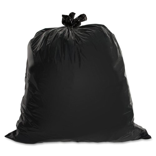 Genuine Joe Heavy-Duty Trash Can Liners - Extra Thick 3.0 Mil Garbage Bags for Kitchen, Office & Outdoor Use - 30 Gallon Large Trash Bags with Drawstring