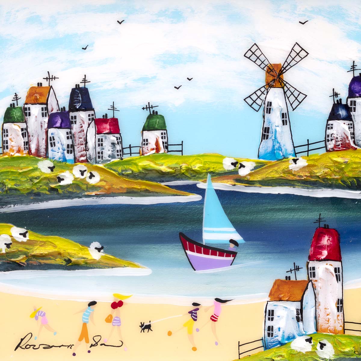 Original 'A Sunny Day Out' Art Print - Perfect for Home Decor, Office Wall Art & Gift Ideas