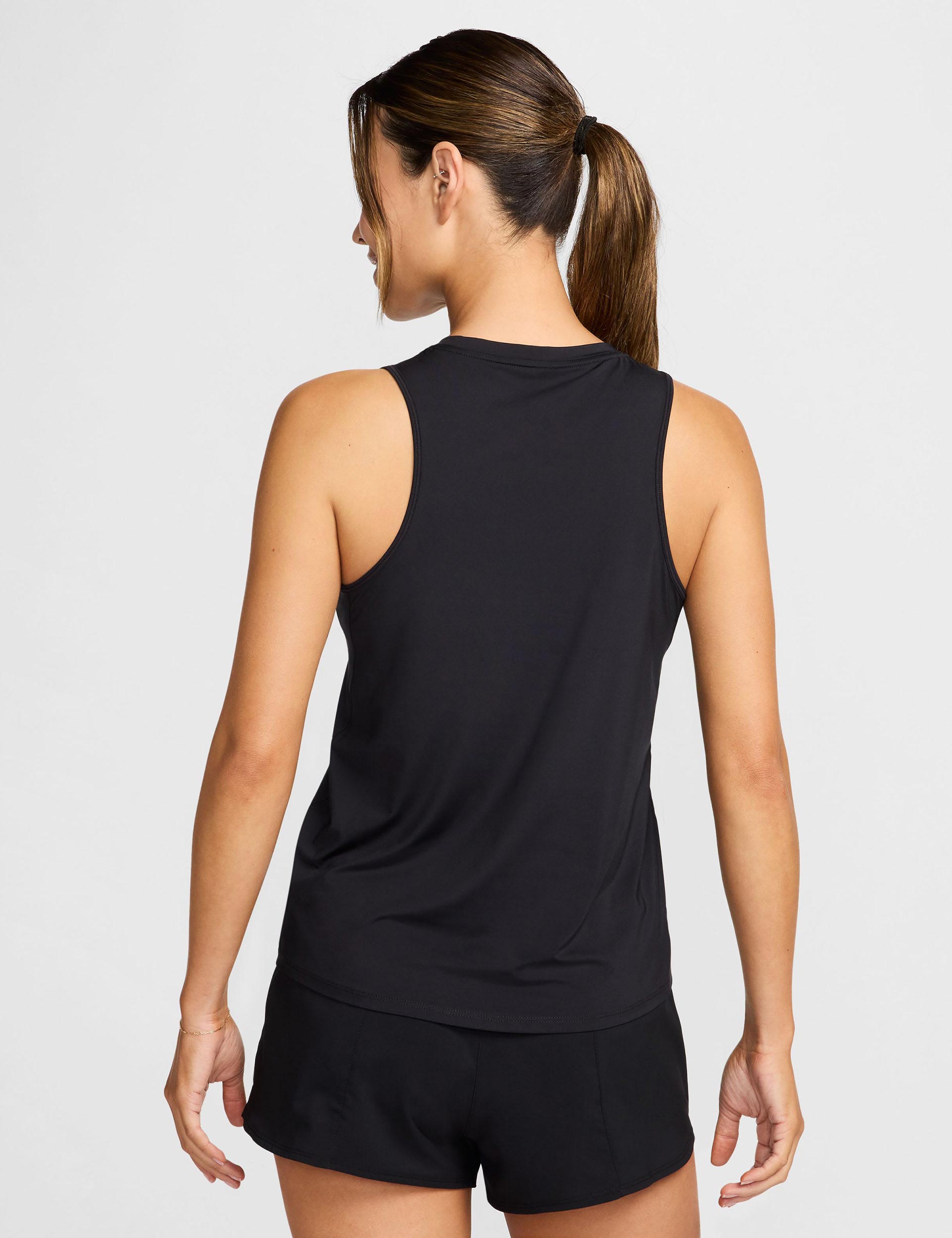 Nike Dri-FIT Graphic Running Tank Top for Men & Women - Moisture Wicking, Breathable, Lightweight - Black/White - Perfect for Gym, Jogging & Outdoor Workouts