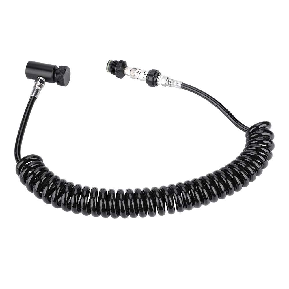 Paintball Adapter Hose with Quick Disconnect - for HPA/CO2 Tanks - Perfect for Paintball Games & Airsoft Battles