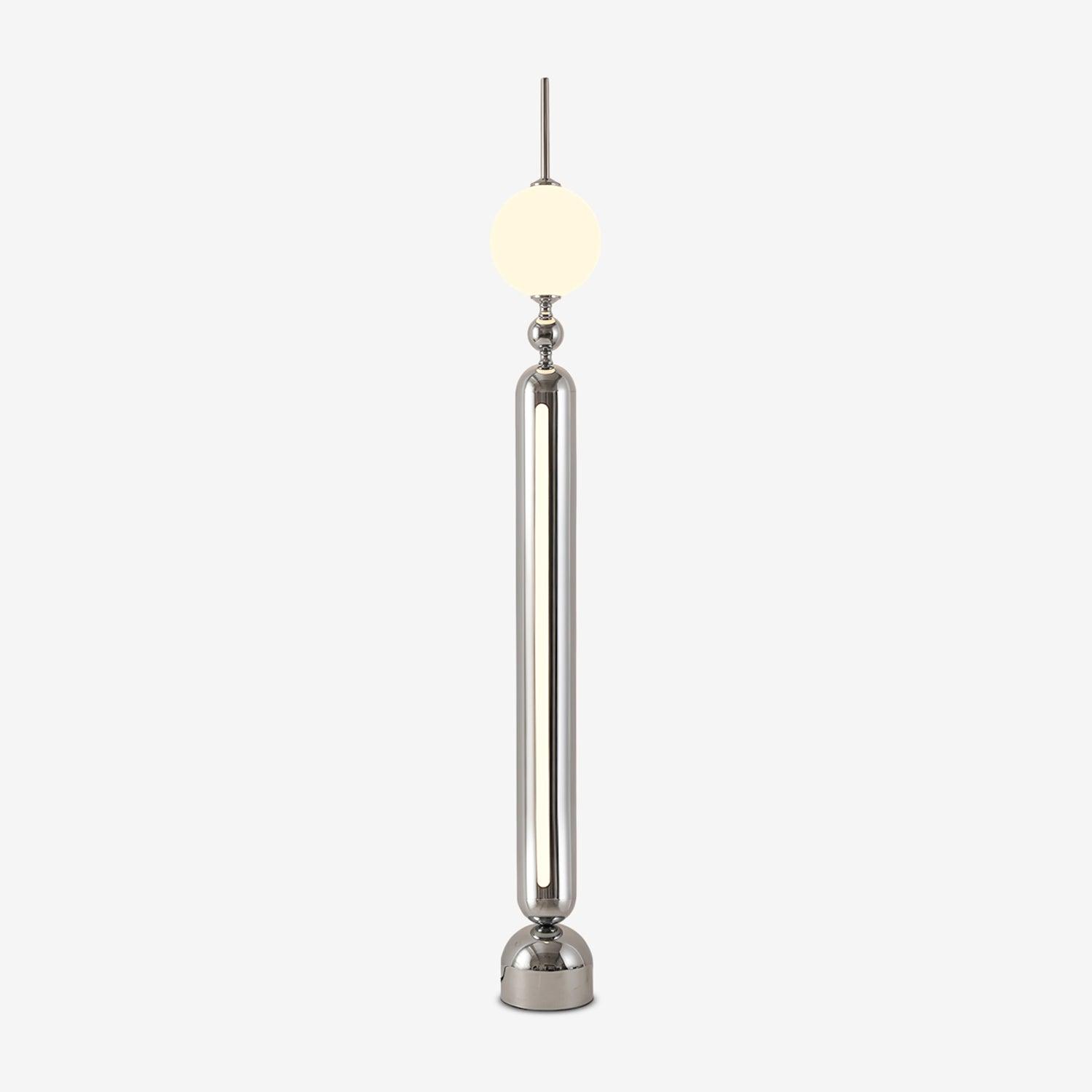 Modern Lightning Rod Floor Lamp - Adjustable Height LED Standing Light for Living Room, Bedroom & Office - Stylish Home Decor & Task Lighting