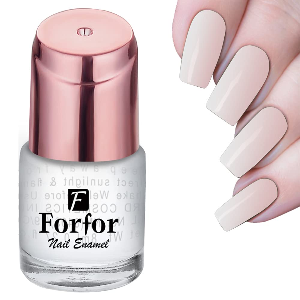 FORFOR® Perfect Stay Glossy Nail Polish - Long Lasting Transparent Nail Lacquer for Shiny Manicure & Pedicure | At-Home Salon, Date Night, Special Occasions