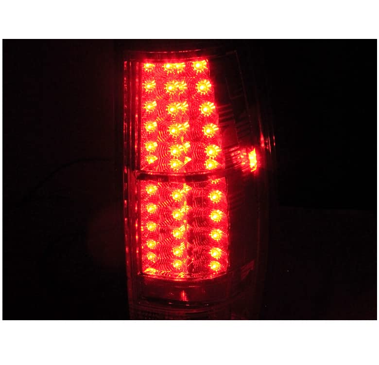 Smoked Altezza Tail Lights for Chevy/GMC Suburban Tahoe Yukon Denali - LED Brake Lamps - Upgrade Your Ride for Night Driving & Custom Look